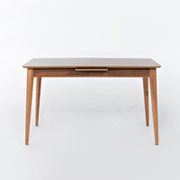 Fournisseur Alibaba vérifié Or - Ensemble table et chaises de salle à manger en bois massif, style moderne et luxueux, mobilier turc pour hôtels