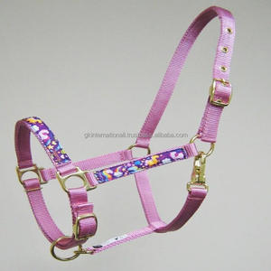 Sangle de luxe en Nylon 100% personnalisé, dos nu de cheval dans trois couleurs variables, avec matériel en laiton massif et couronne ajustable - Product Image 3