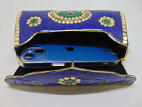 Seenda — pochette de soirée en mosaïque de pierre pour femme, porte-monnaie avec motif de Logo artisanal personnalisé, vente en gros