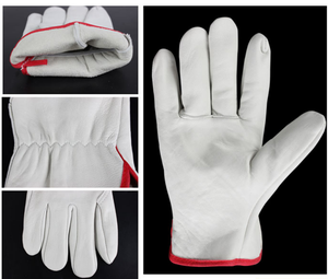 Vente de gros Gants de travail en cuir de vachette pleine fleur pour hommes Gants de sécurité pour la construction et la conduite - Product Image 3