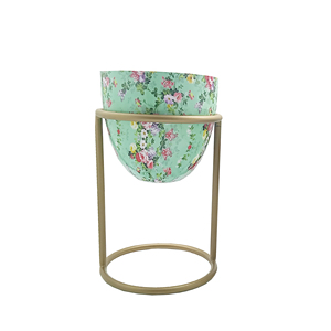 Handcrafted Customized Garden Metal <b>Planter</b> Metal Plant Stand Gold Plant Pot <b>Galvanized</b> <b>Planters</b> Manufacturer Indian Factory - Product Image 5