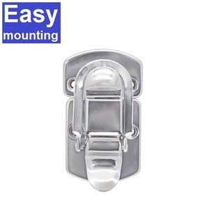 Caja de herramientas personalizada, accesorios de metal, cerraduras con miniluz, hardware de pestillo con cerrojo de níquel chapado HC225, seguridad duradera, sin llave - Product Image 1