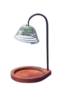 Soporte de palo de incienso de hierro, base de madera, atrapamoscas, soporte para aromaterapia - Product Image 3