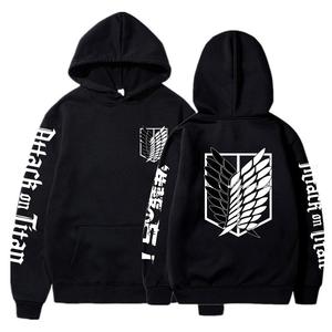 Sudadera con Capucha Unisex de Nuevo Diseño con Cierre, Transpirable, Talla Grande, con Máscara Facial, Conjuntos de Ataque a los Titanes - Product Image 3