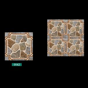 กระเบื้องปูพื้นพอร์ซเลนกันลื่นสีดําสไตล์ชนบท 40x40ซม - Product Image 6