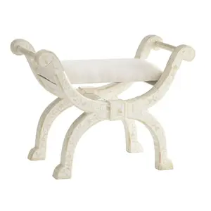 Luxus-Look Knochen-Einlage römischer Stuhl mit Perlenmutter Arbeit modern Wohnzimmer römische Stühle Lieferant aus Indien