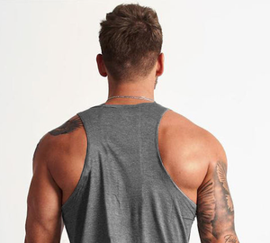 Débardeur d'entraînement musculaire pour hommes Débardeur de voyage sans manches en coton pour hommes Débardeur de gym personnalisé pour hommes Débardeur d'été unisexe OEM - Product Image 5