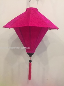 Linterna de Bambú Hecha a Mano en Vietnam, Decoración Colgante para Restaurantes, Fiestas y Bodas, Cubierta de Tela de Seda, Colorida, Venta al Por Mayor para Exportación - Product Image 3