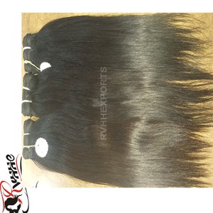 ความงามผมตรง100% ผลิตภัณฑ์อินเดียบริสุทธิ์สำหรับผู้หญิงสีดำ - Product Image 3