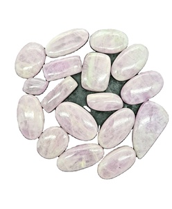Natural White Kunzite Cabochons Gorgeous Agate Crystal Gemstone for Jewelry Making Ring Thumb Gemstone with Healing Properties - Product Image 1