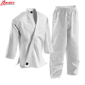 Uniforme d'entraînement de karaté en coton polyester blanc de haute qualité Durable et respirant pour les enfants et les adultes pour les arts martiaux - Product Image 2