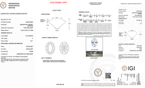 Diamante de corte brillante ovalado al por mayor de 1,00 CT diamante cultivado en laboratorio suelto diamante artificial para joyería DEF Color CVD hthp - Product Image 5