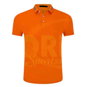 Vente en gros Personnaliser Polos d'été respirants de couleur unie pour hommes Nouvelle arrivée en tissu de coton - Product Image 5