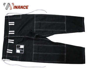 Uniforme de Jiu Jitsu, kimono personalizado de bjj gi, en blanco y negro - Product Image 5