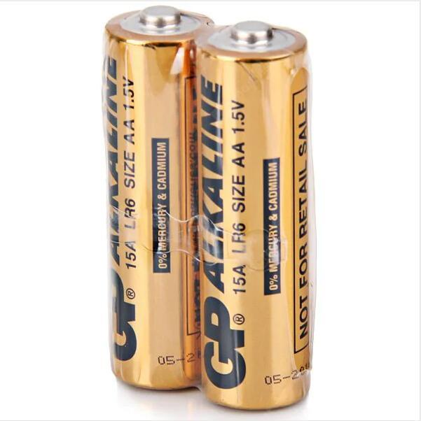 GP LR6 AA 1.5V Ultra Alkaline Primary Cylindrical Battery 10-Year Shelf Life Mercury Cadmium Free Home Appliances Toys Power