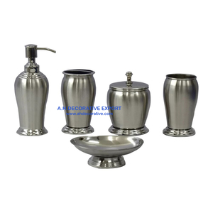 Conjunto de accesorios de baño de acero inoxidable de estilo europeo, juego de baño chapado en oro para el hogar, 8 piezas, gran oferta - Product Image 5