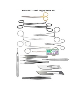 ชุดเครื่องมือผ่าตัดขนาดเล็กแบบพื้นฐานชุดเครื่องมือสำหรับการผ่าตัดขนาดเล็ก56ชิ้นเพื่อการดูแลที่ดีที่สุด - Product Image 3