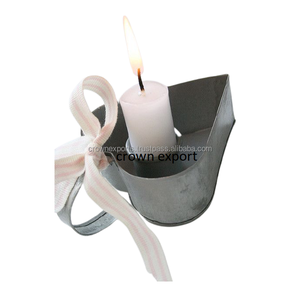 Candelabro galvanizado en forma de corazón para decoración del hogar y boda, candelabro con forma de t y soporte de pilar para decoración del hogar - Product Image 4