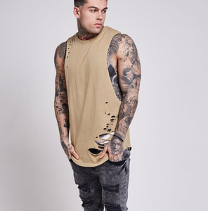 2021 Logo personnalisé nouveauté personnalisé imprimé vêtements de sport homme coton respirant débardeur sport maillots - Product Image 3