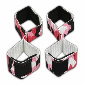 Precio al por mayor Gimnasio Entrenamiento físico Figura resistente Ocho correas Color personalizado Logotipo material de neopreno para levantamiento de pesas - Product Image 4