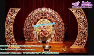 Cadres en fibre élégants pour scène de mariage, cadre/panneaux de fond pour scène de mariage asiatique, nouveaux cadres en fibre pour cérémonie de mariage, décoration Suisse - Product Image 6