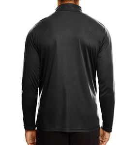 Mess Sports MS-527 Technical Functional Quick Dry Moisture Wicking Double Dry 1/4 Zip Fleece Performance Pullover <b>Stand</b> Collar - Product Image 6
