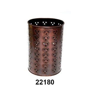 Jardinière décorative vintage en métal avec jardinière de fleurs de jardin antique marron pour décoration intérieure et extérieure Pot de fleur - Product Image 5