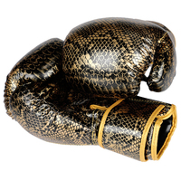 Gants d'entraînement de boxe sur mesure, différentes couleurs, texture peau de serpent, fermeture auto-agrippante, logo personnalisé, sangle de poignet en cuir