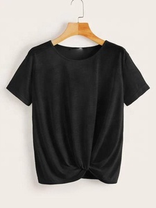 T-shirt décontracté pour femme Nouveau style Impression coeur Sublimation complète 100% coton Personnalisable Bonne vente pour les adultes de tous âges - Product Image 5