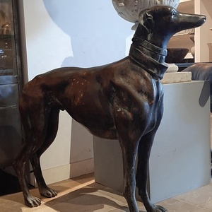 Escultura de metal para decoración de jardín al aire libre, escultura de <span class=keywords><strong>gran</strong></span> tamaño, galgo danés, bronce fundido, <span class=keywords><strong>perro</strong></span> - Product Image 6