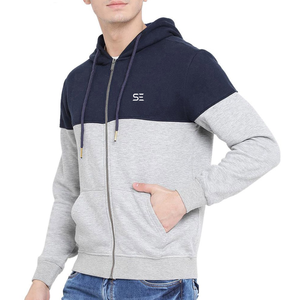 Wholesale cotton blank zip hoodie custom mens zipper hoodies 2023 - Product Image 2