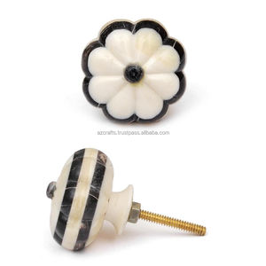 Bouton de porte en os naturel unique matériel polyvalent pour cuisine chambre salle de bain salon hôtel hôpital utilisation - Product Image 4