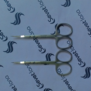 Ciseaux à cuticules pour femmes en acier inoxydable, les plus petits, 2,5 pouces, pour droitiers, durables et confortables pour le nail art - Product Image 6