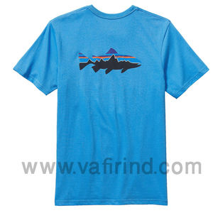 Coton Col Rond Manches Courtes Hommes T-shirt de plaine t-shirts100 % Coton T-shirt - Product Image 5