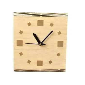 جودة الأصلي خشبية ساعة حائط مربع المنزل يتوهم حجم كبير أحدث تصميم العتيقة متعدد الألوان