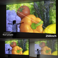 Projecteur DLP Pico Mini Portable Android R15, 350 Lumens, 1280x800, Haut-parleurs Intégrés, Mémoire 16 Go, LED, pour Affaires et Éducation