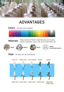 Chaussettes de compression personnalisées pour infirmières, cadeau de Noël, chaussettes de running - Product Image 6