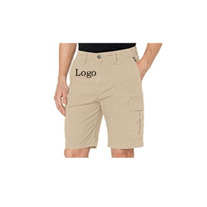 Pantalones cortos elásticos clásicos de 21 pulgadas para hombre, pantalón de carga personalizado de 98% algodón y 2% elastano, para correr en el gimnasio, para verano - Product Image 6