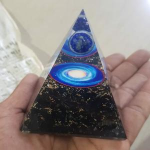 Pirámide de orgón a granel, venta al por mayor, turmalina negra, Natural resina de cristal, pirámide de orgonita energética a la venta - Product Image 6
