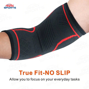 Manchon de compression élastique antidérapant en néoprène personnalisable pour le bras, idéal pour le powerlifting et la musculation - Product Image 2