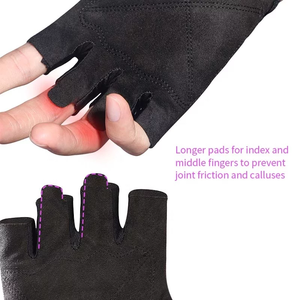 Nueva moda elegante 3D impreso deporte entrenamiento Fitness gimnasio guantes de levantamiento de pesas - Product Image 2