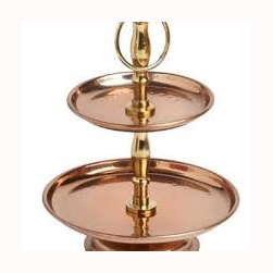 Soporte de pastel de Metal con acabado antiguo de níquel, soporte brillante pulido de lujo para Hotel, hogar, celebración de cumpleaños, decoración, Soporte para servidor de pasteles - Product Image 5