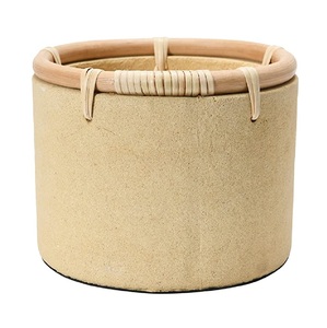 Best Selling <b>Large</b> Round Food Rattan <b>Bowl</b> Marvelous Design From India Quality Set of Dishes for Party and Kitchen Mixing - Product Image 1