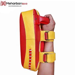 High Quality Customized Curve Pads Muay Thai Kick Boxing MMA Mitts Foot Target Durable Kick Pads - Product Image 6