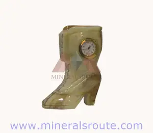 Reloj de Zapato de Mármol Ónix de Tamaño y Color Personalizados, Portátil, Hecho a Mano, Suministro Directo de Fábrica, Artesanía Natural para Decoración del Hogar, OEM ODM - Product Image 6