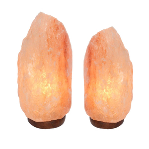 Lámpara de Sal del Himalaya Rosa con Base de Madera Tallada, Tema Personalizado, Cristal Natural, Bombilla de 15W con Interruptor Regulador de Intensidad, Venta al por Mayor IMPEX - Product Image 2