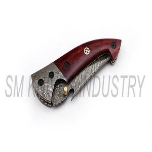 ที่กำหนดเองที่ทำด้วยมือที่สวยงามซับล็อคมีดพับบิดรูปแบบ (Smk1269) - Product Image 6