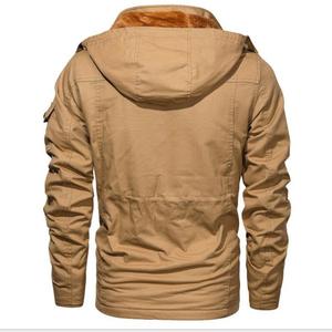 Winter Varsity Jacket Men's Women's Custom Outdoor Windproof Waterproof Plus Size Wool/Polyester Workwear - Product Image 3
