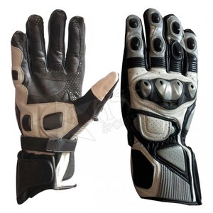 Nouveau modèle de gants de course à doigts complets, gants en cuir coupe-vent avec écran tactile pour la conduite de moto et le motocross, protection complète - Product Image 3