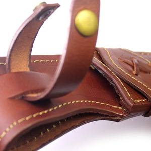 Gaine de couteau de chasse en cuir pur, haute qualité, Logo personnalisé imprimé, vente en gros, prix de gros, 100% - Product Image 4